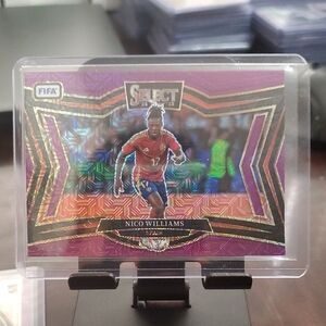 2024-25 Select Fifa Soccer Nico Williams Purple Mojo Field Level